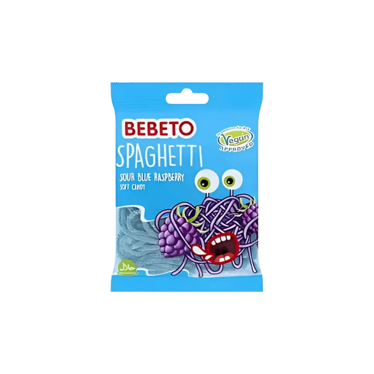 Bebeto Spaghetti Sour Blue Raspberry Spag