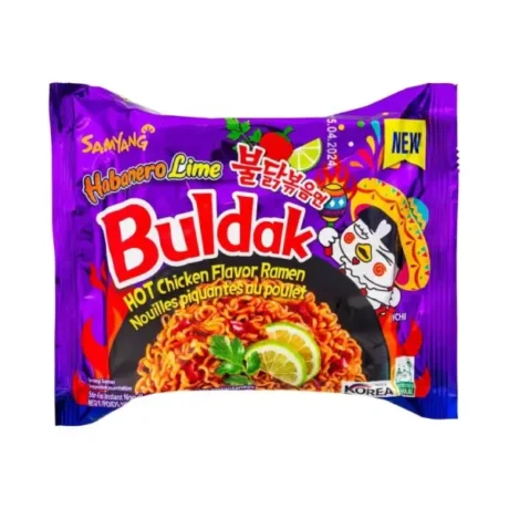 Samyang Buldak Hot Chicken Flavour Ramen (Habanero Lime) - 135g