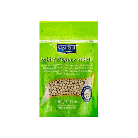 East End White Pepper Whole 100g