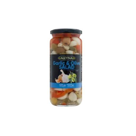 Aleyna Garlic & Olive Salad in brine 480g