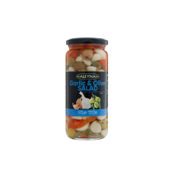 Aleyna Garlic & Olive Salad in brine 480g