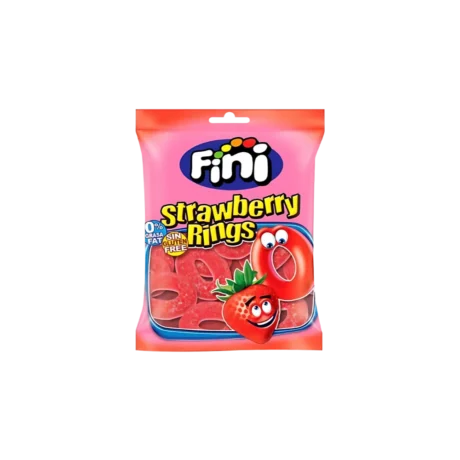 Fini Strawberry Rings Halal 75g